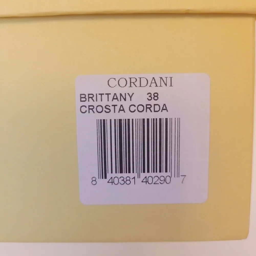 Cordani Empty Yellow Storage Shoes Box With Tissue Product Tag 2 Shoe Insert